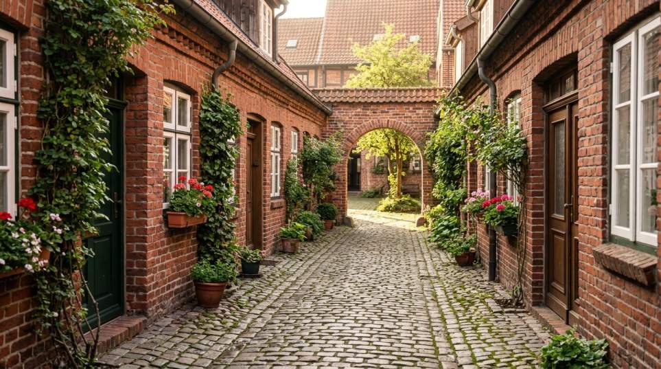 Courtyards and Alleys in Lübeck